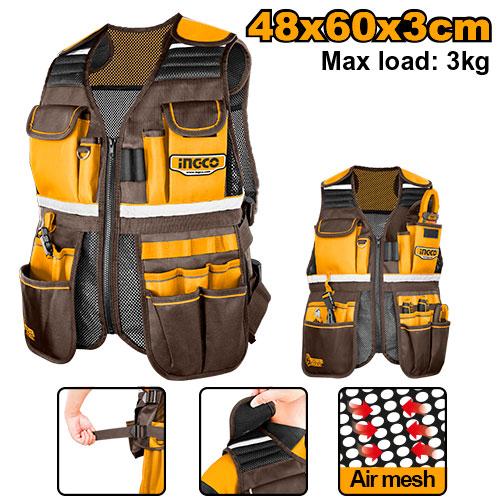 VESTE A OUTILS 48X60X3cm HTVT09028 INGCO