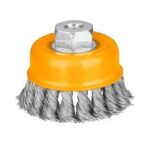 BROSSE BOISSEAU A FILS LAITONNES 75mm DIAMETRE 0.5  WB20755 INGCO