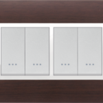 MULTICADRE 2POSTES BOIS FONCE CP193M 4M (2+2) ALPHA ELEGANCE 704/4WD1 STIEL