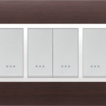 MULTICADRE 3POSTES BOIS FONCE CP193M 6M (2+2+2) ALPHA ELEGANCE 704/6WD1 STIEL