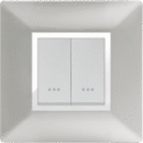 CADRE 1 POSTE BLANC 2M ALPHA 704/2BB STIEL