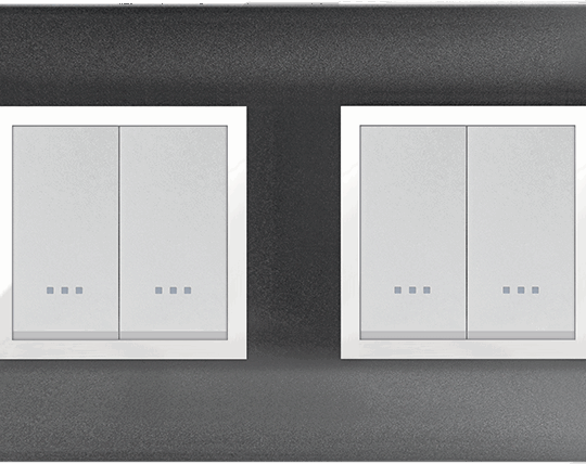 MULTICADRE 2POSTES NOIR METAL 4M (2+2) ALPHA ELEGANCE 704/4NMU STIEL