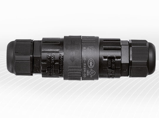 CONNECTEUR AERIEN ETANCHE FEMELLE 4P IP68 R: 0,5-2,5MM² S:1-2,5MM² WP4/HEM TK1/25 TEKOX