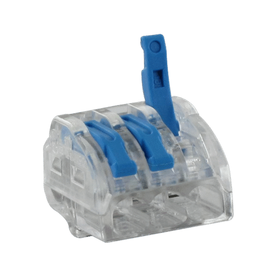 CONNECTEUR A LEVIER 14,5X26X20,7MM R: 4MM²/0,2MM² S: 4MM²/0,2MM² 4505 TK40 TEKOX