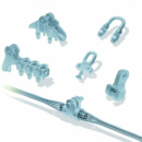 CHAINE D'ISOLEMENT BS16 36KV ETRIER+OEILLET + BALL SOCKET + ISOLATEUR