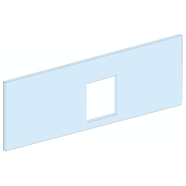 PLASTRON NSX250-4M-L=600-HORIZ FIXE-CDE MANETON-RAL9003 LVS03232 SCHNEIDER