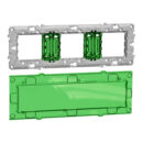 SUPPORT DE FIXATION 6-8 MODULES 3 POSTES UNICA NU7006C SCHNEIDER