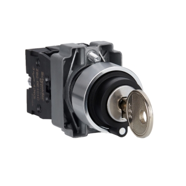 SELECTEUR TOUCHE NOIR DIAM 22 A MANETTE 3 XB2BG03C SCHNEIDER