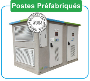 POSTE PREFABRIQUE 3MD 33KV + PR TFO 630KVA / 33KV MATELEC