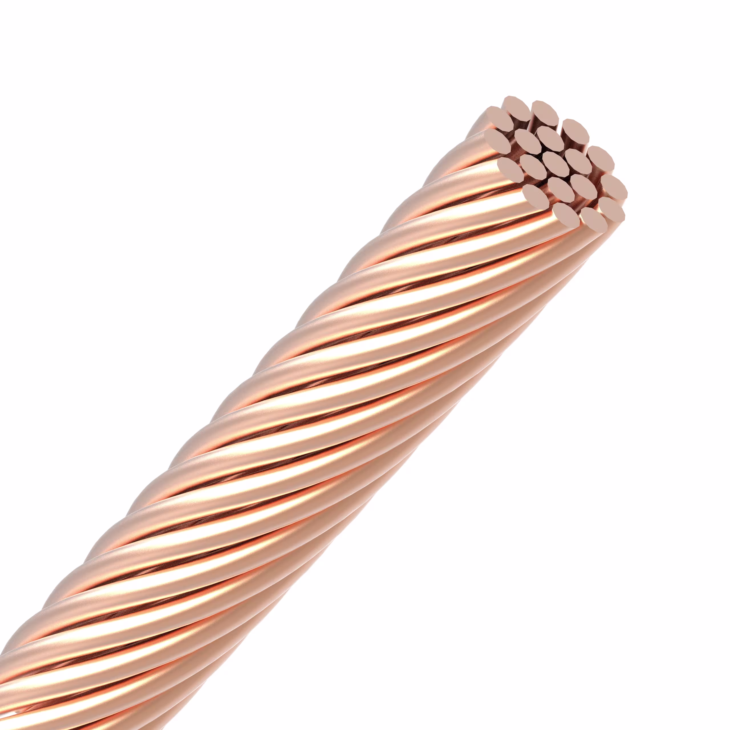 CABLE CUIVRE NU 120mm² AU METRE LINEAIRE