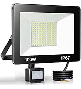 PROJECTEUR LED IP66 50W 6500K GRIS AVEC DETECTEUR DE MVT LEDPLA-50W PROTEC