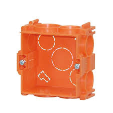 BOITE ENCASTREE CARRE ORANGE X 100 INDUSTRAP