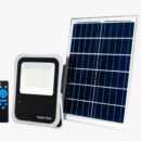 PROJECTEUR LED SOLAIRE 100W 6500K AVEC PANNEAU DEPORTEE + TELECOMMANDE LED-D-SOL-FL 100W PROTEC