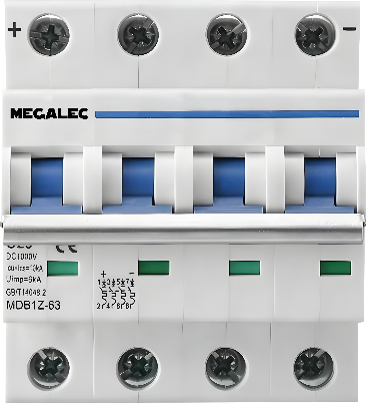 DISJONCTEUR 16A 1000VDC 4P SOLAIRE MEGALEC