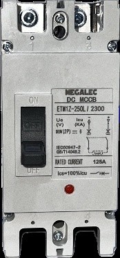 MEGALEC 125A 2 POLE 500VDC MCCB