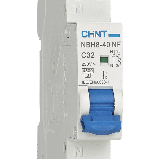 DISJONCTEUR MODULAIRE SERIE NB8-125R 2P 63A NB8-125R 2P 63A 25KA 8LN 559801 CHINT