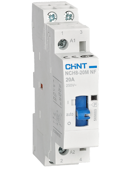 CONTACTEUR ICT 1NO+1NF 40A SILENCIEUX AC220-240V 50/60Hz SERIE NCH8 257439 CHINT