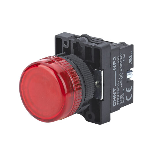 BOUTON POUSSOIR LED NP2-BW8465 230V LED 573829 CHINT