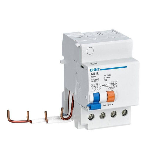 BLOC DIFFERENTIEL POUR MCCB NM8 TYPE AC 0.03-0.1-0.3-1A NM8NL-630 4P RCD1 X 449986 CHINT