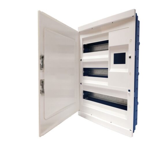 COFFRET ENCASTRE 26 MODULES PORTE FUMEE INGELEC