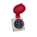 PRISE INDUSTRIELLE ENCASTRABLE DIRECTE 3P+N+T 63A NTC1-563AS6h/415VW IP67 444448 CHINT
