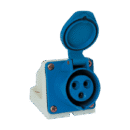 PRISE INDUSTRIELLE APPARENTE 2P+T 16A NTC1-316MXS6h/250V IP44 441374 CHINT