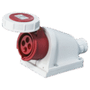 PRISE INDUSTRIELLE ENCASTRABLE INCLINEE 3P+T 125A NTC1-4125AXS6h/415VW IP67 444471 CHINT