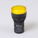 VOYANT LED COMPLET ROND D22 220V JAUNE ND16-22DS/4 230V YEL 593150 CHINT