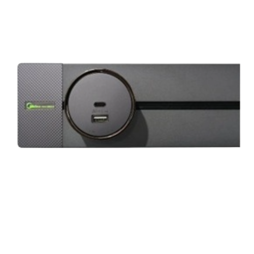 PRISE USB + USBC SUR RAIL GRIS PTCUC-1A MIDEA