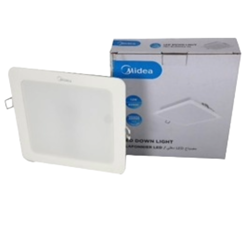 SPOT CARRE ENCASTRE 12W S2 175MM 6500K MDL-DL06S12W-02-6500 MIDEA