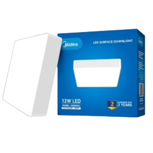 SPOT LED 24W CARRE APPARENT 6500K MDL-DLM80S24W-08 MIDEA