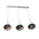 LUSTRE 3 AMPOULE E27 BLANC MDL-P3-01 MIDEA