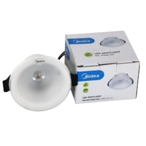 SPOT LED 6W CRI90 SERIE D 3000K MDL-SP06W-02D-3000K MIDEA