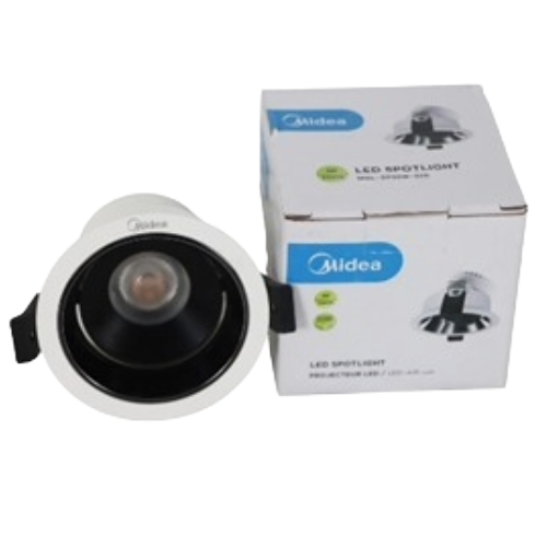SPOT LED 6W CRI90 SERIE E 3000K MDL-SP06W-02E-3000K MIDEA