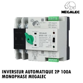 INVERSEUR AUTOMATIQUE 2P 100A MONOPHASE MEGALEC