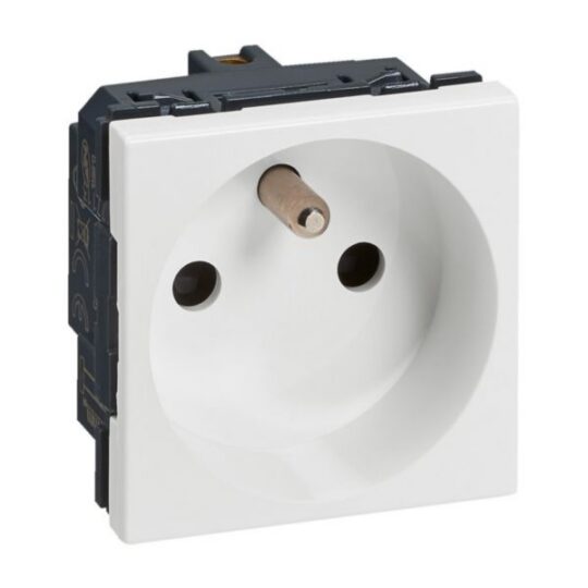 PRISE + T 2 MODULES BLANC HTD-628