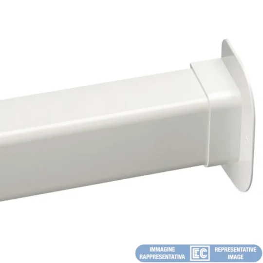 EMBOUT MURAL DROIT POUR MOULURE CLIM 100X60  EC97010060 ELETTROCANALI