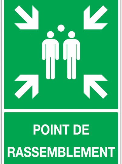 ETIQUETTE POINT DE RASSEMBLEMENT