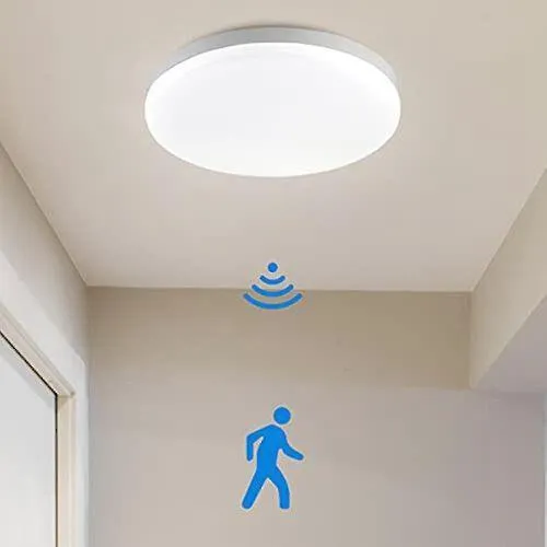 SPOT PLAFONNIER LED ROND 12W AVEC DETECTEUR DE MOUVEMENT 6500K MIDEA